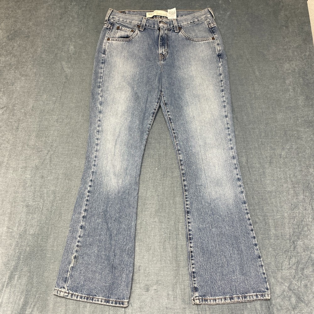 Levi's 515 Nouveau Bootcut Jeans Womens 6 Blue Denim Cotton Medium Wash Comfy